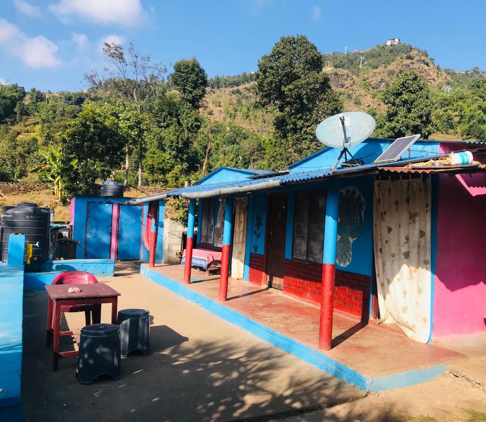 Hom'S Homestay & Farmstay Sarangkot 博卡拉 外观 照片